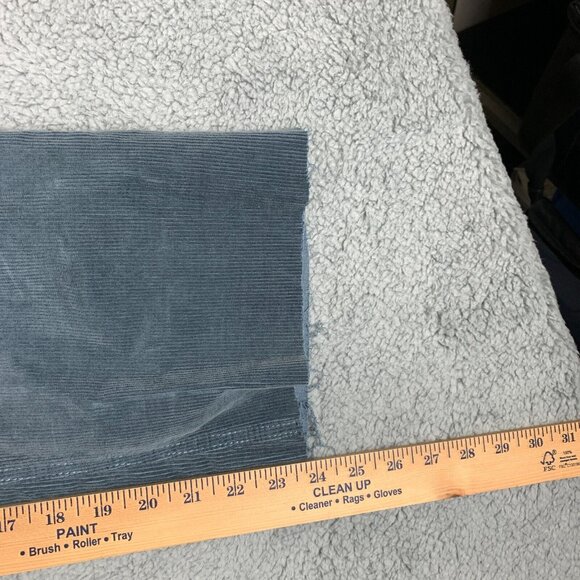 Anthropologie Pilcro Jamina Corduroy Overalls Womens 28 Blue Flare Leg Dungarees - Picture 15 of 16